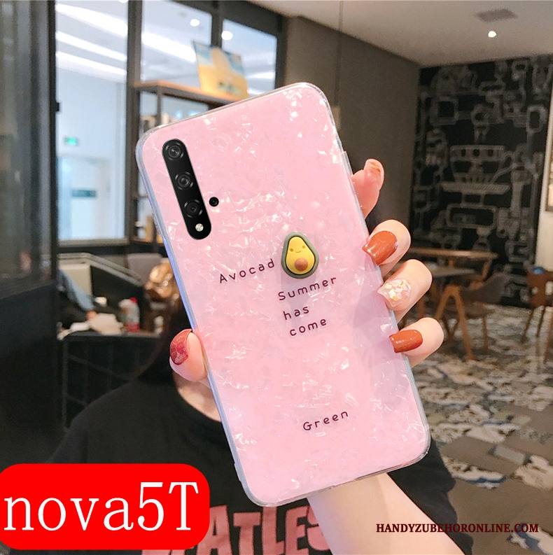 Huawei Nova 5t Kuori Läpinäkyvä Tide-brändi Trendi Luova Puhelimen Kuoret Net Red Pehmeä Neste