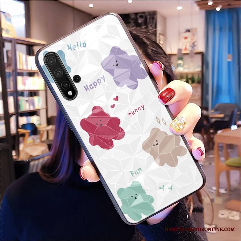 Huawei Nova 5t Kuori Puhelimen Kuoret Kukkakuvio Jauhe All Inclusive Net Red Timantti