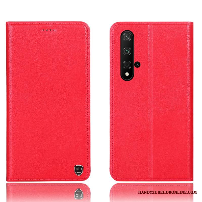 Huawei Nova 5t Kuori Puhelimen Kuoret Nahkakotelo Suojaus Keltainen All Inclusive Murtumaton