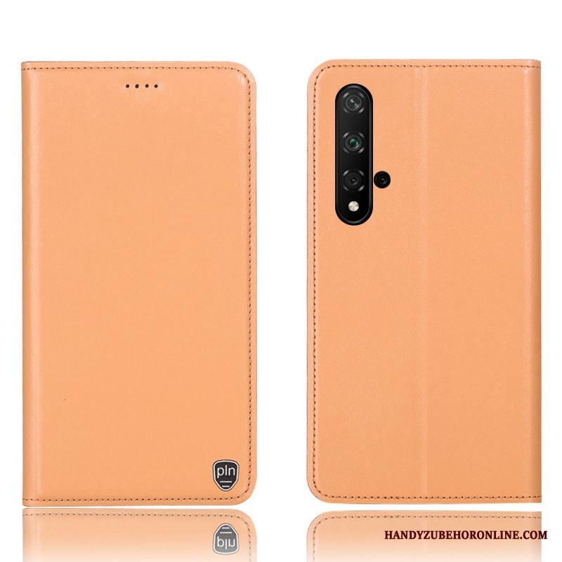 Huawei Nova 5t Kuori Puhelimen Kuoret Nahkakotelo Suojaus Keltainen All Inclusive Murtumaton