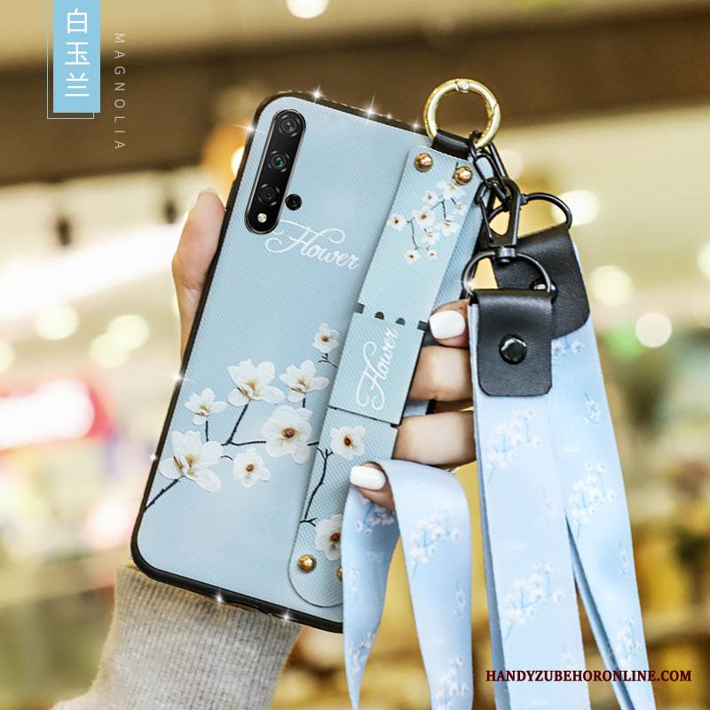 Huawei Nova 5t Kuori Sininen Tila Silikoni Net Red Kotelo Murtumaton All Inclusive