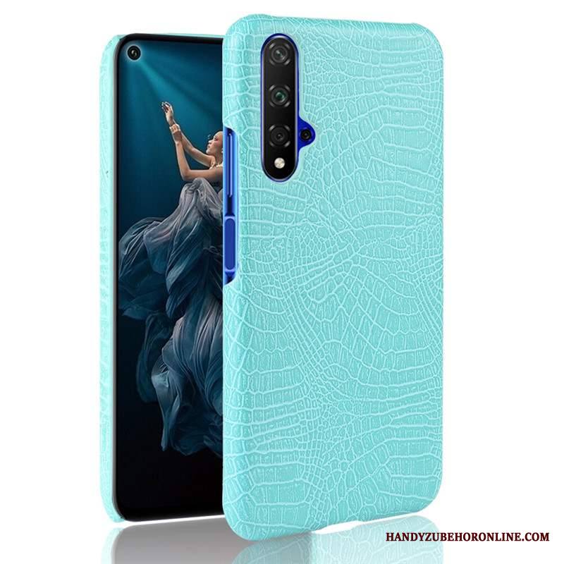 Huawei Nova 5t Puhelimen Puhelimen Kuoret Sininen Kova Kuori Pesty Suede Kotelo