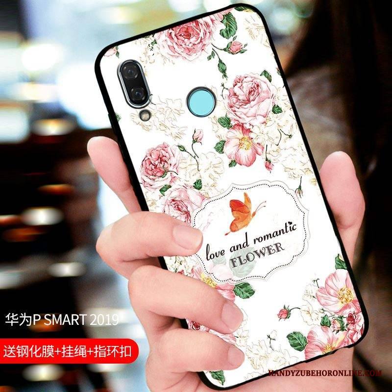 Huawei P Smart 2019 Kuori All Inclusive Muokata Puhelimen Kuoret Suojaus Musta Kotelo Pesty Suede