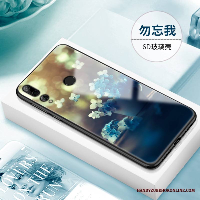 Huawei P Smart+ 2019 Kuori Persoonallisuus Puhelimen Kuoret Tummansininen Luova Murtumaton Lasi All Inclusive