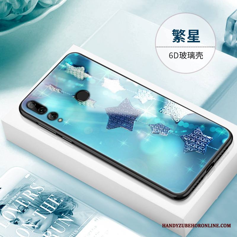 Huawei P Smart+ 2019 Kuori Persoonallisuus Puhelimen Kuoret Tummansininen Luova Murtumaton Lasi All Inclusive