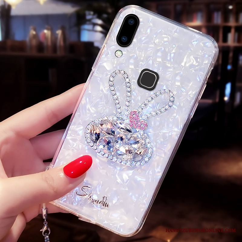 Huawei P Smart+ Kuori Net Red Puhelimen Kuoret Rhinestone Inlay Tide-brändi All Inclusive Ripustettavat Koristeet Jauhe