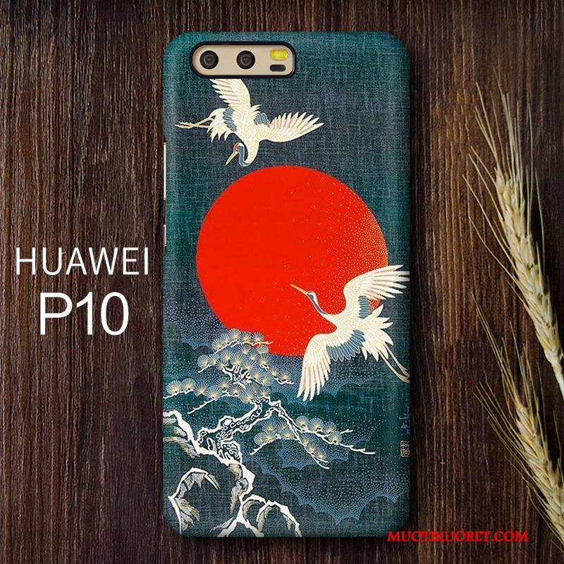 Huawei P10 Kuori Pesty Suede Muokata Luova Persoonallisuus Puhelimen Kuoret Keltainen Murtumaton