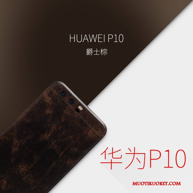 Huawei P10 Kuori Punainen Puhelimen Kuoret Ultra Näytönsuojus Ohut Suojaus Kotelo