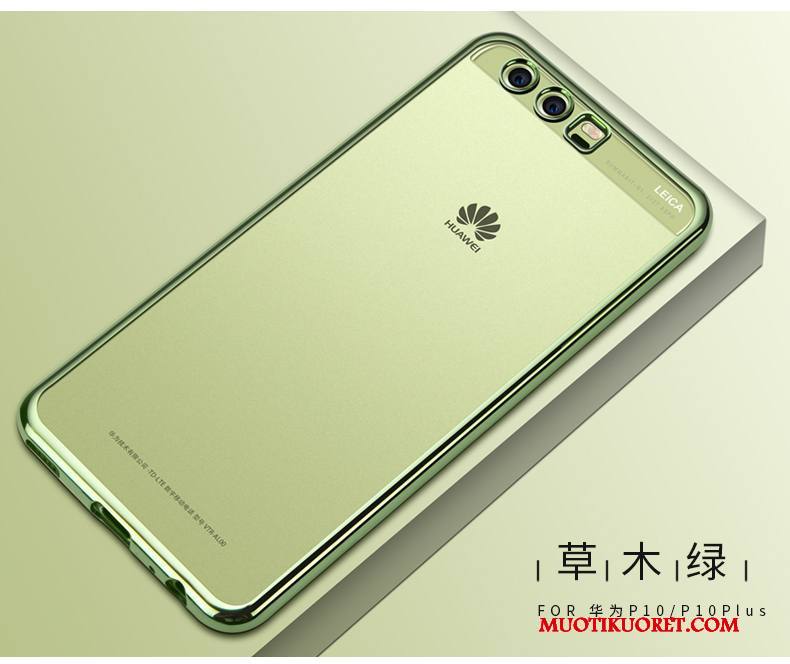 Huawei P10 Plus Kulta Ultra Kotelo Suojaus Pehmeä Neste Kuori Silikoni