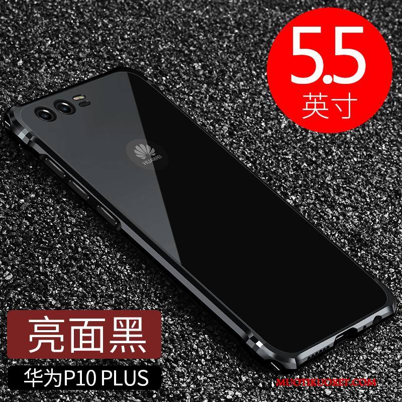 Huawei P10 Plus Kuori Musta Metalli Takakansi Suojaus Uusi Kotelo Trendi