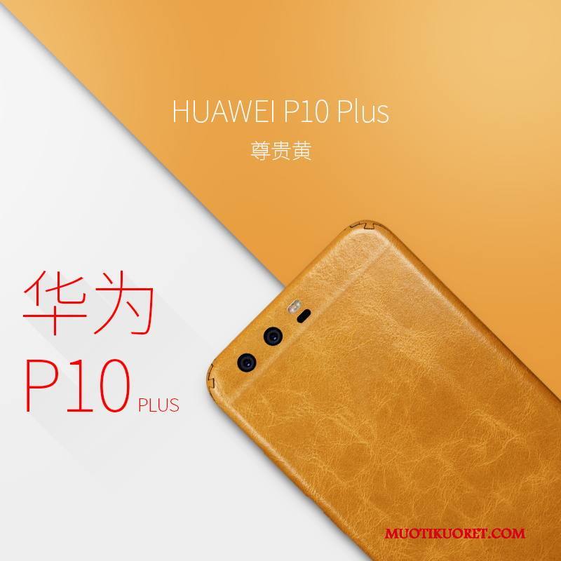 Huawei P10 Plus Kuori Näytönsuojus Kotelo Ultra Nahkakotelo Suojaus Punainen Ohut