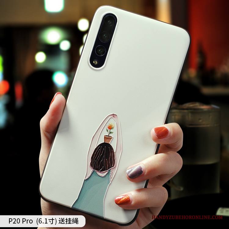 Huawei P20 Pro Kuori Ihana All Inclusive Luova Puhelimen Kuoret Pesty Suede Taide Suojaus