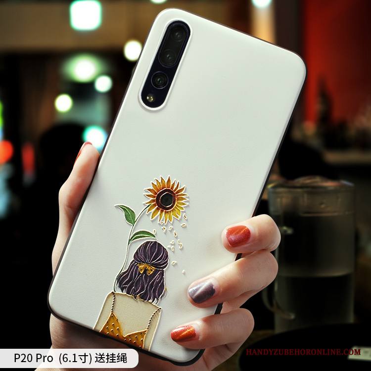 Huawei P20 Pro Kuori Ihana All Inclusive Luova Puhelimen Kuoret Pesty Suede Taide Suojaus