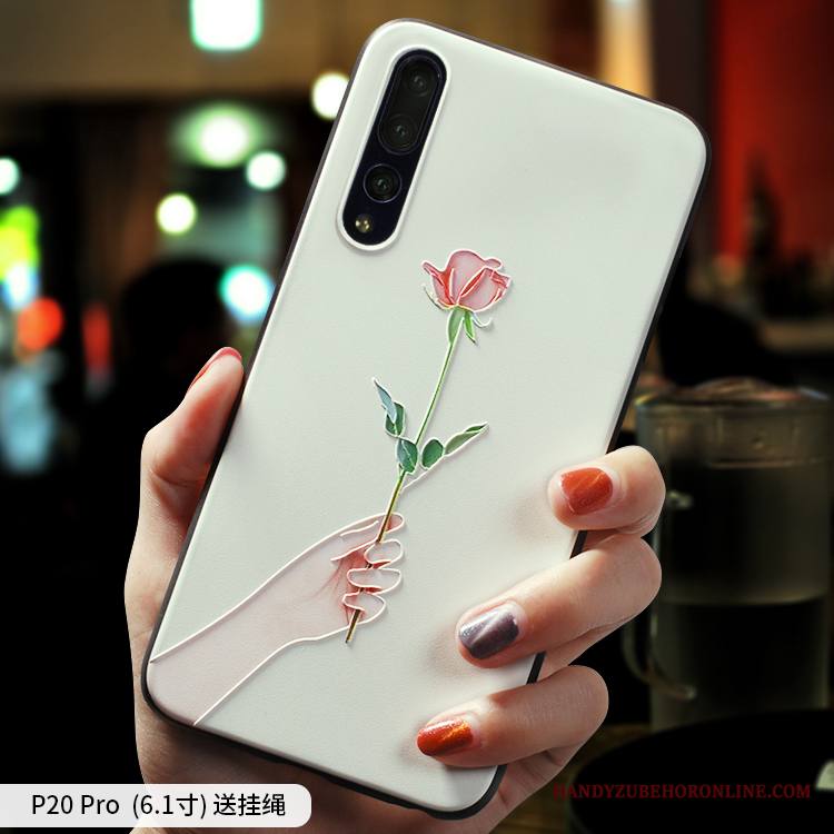 Huawei P20 Pro Kuori Ihana All Inclusive Luova Puhelimen Kuoret Pesty Suede Taide Suojaus