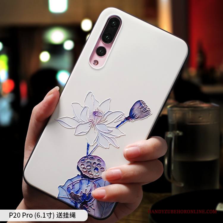 Huawei P20 Pro Kuori Kiinalainen Tyyli All Inclusive Silikoni Kotelo Persoonallisuus Suojaus Luova