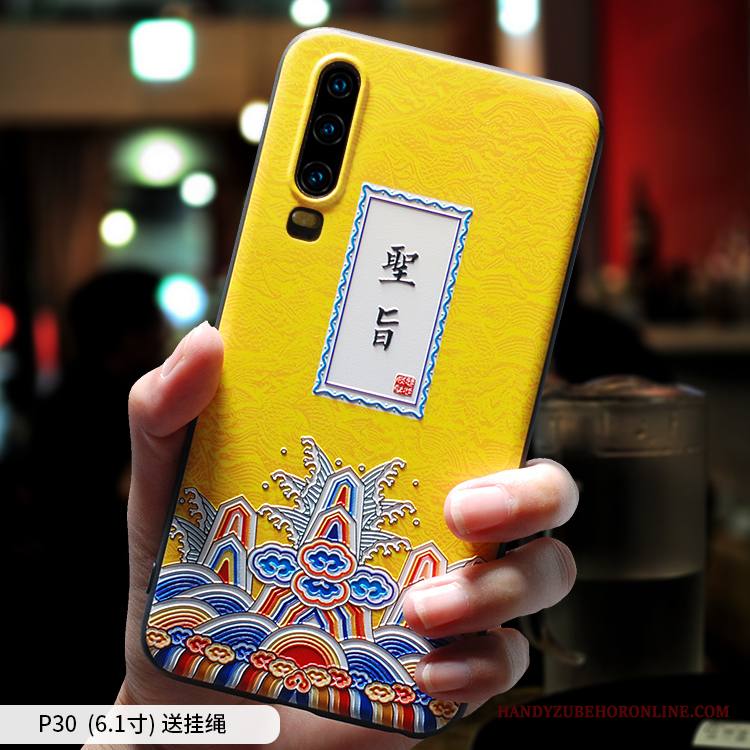 Huawei P30 Kuori Kotelo Net Red Uusi Kiinalainen Tyyli Rakastunut Tide-brändi Murtumaton