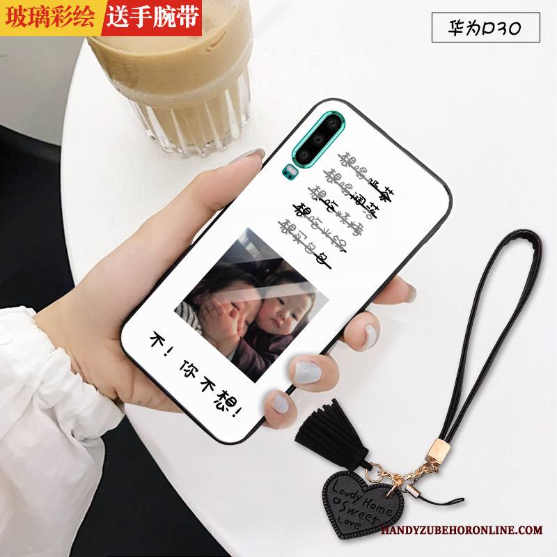 Huawei P30 Kuori Rakastunut Kevyt Persoonallisuus Lasi Puhelimen Kuoret Suojaus Murtumaton