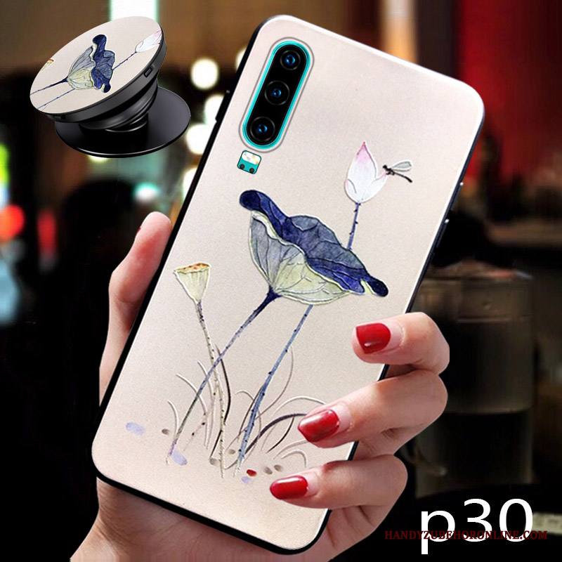 Huawei P30 Kuori Uusi Persoonallisuus Trendi Pehmeä Neste Murtumaton Silikoni Kotelo