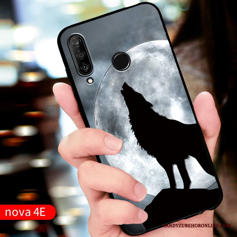 Huawei P30 Lite Kuori Punainen Murtumaton Kotelo Puhelimen Kuoret Muokata Silikoni Suojaus