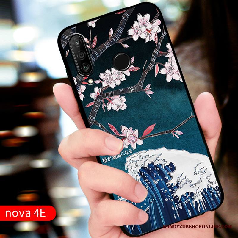 Huawei P30 Lite Kuori Punainen Murtumaton Kotelo Puhelimen Kuoret Muokata Silikoni Suojaus