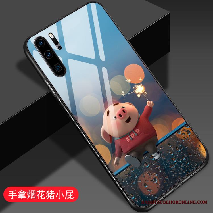 Huawei P30 Pro Kuori Lasi Puhelimen Kuoret Trendi Sarjakuva Luova Ihana Pieni