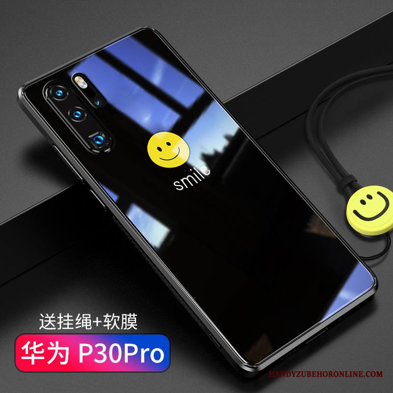 Huawei P30 Pro Kuori Luova Musta Persoonallisuus Puhelimen Kuoret Silikoni Ultra Lasi