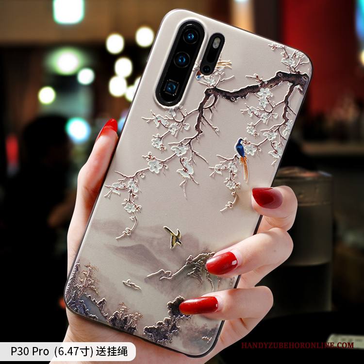 Huawei P30 Pro Kuori Murtumaton Suojaus Luova All Inclusive Ohut Kiinalainen Tyyli Persoonallisuus