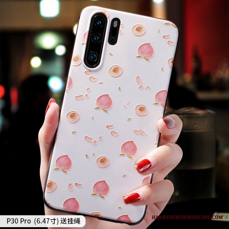 Huawei P30 Pro Kuori Persoonallisuus Tide-brändi Ohut Puhelimen Kuoret All Inclusive Silikoni Luova