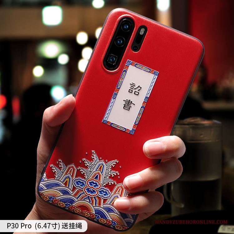 Huawei P30 Pro Kuori Puhelimen Kuoret All Inclusive Ohut Kotelo Net Red Kiinalainen Tyyli Persoonallisuus