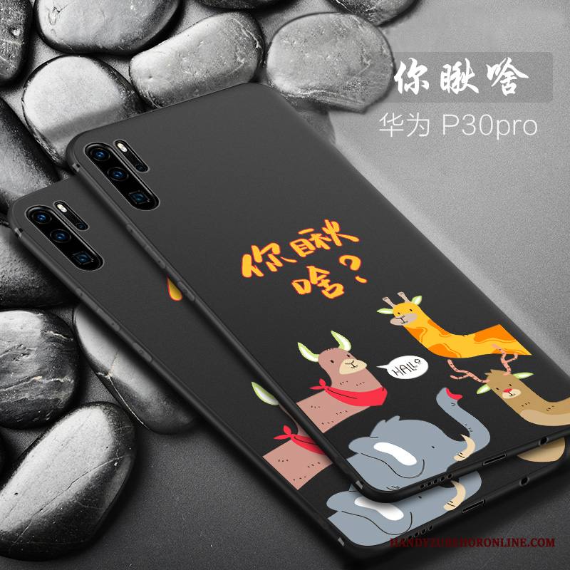 Huawei P30 Pro Kuori Silikoni Luova Pieni Net Red Kotelo Murtumaton Persoonallisuus