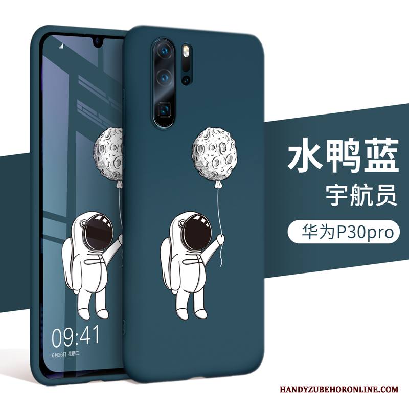 Huawei P30 Pro Silikoni Puhelimen Kuoret Musta Kuori Suojaus Murtumaton All Inclusive