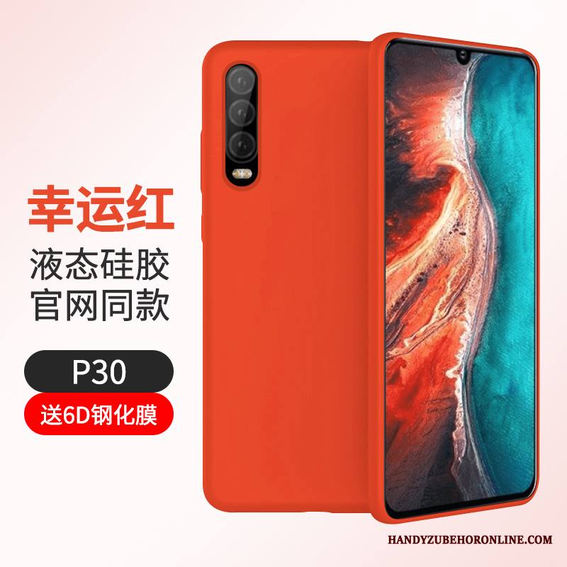 Huawei P30 Uusi All Inclusive Pehmeä Neste Ultra Ohut Kuori Pesty Suede