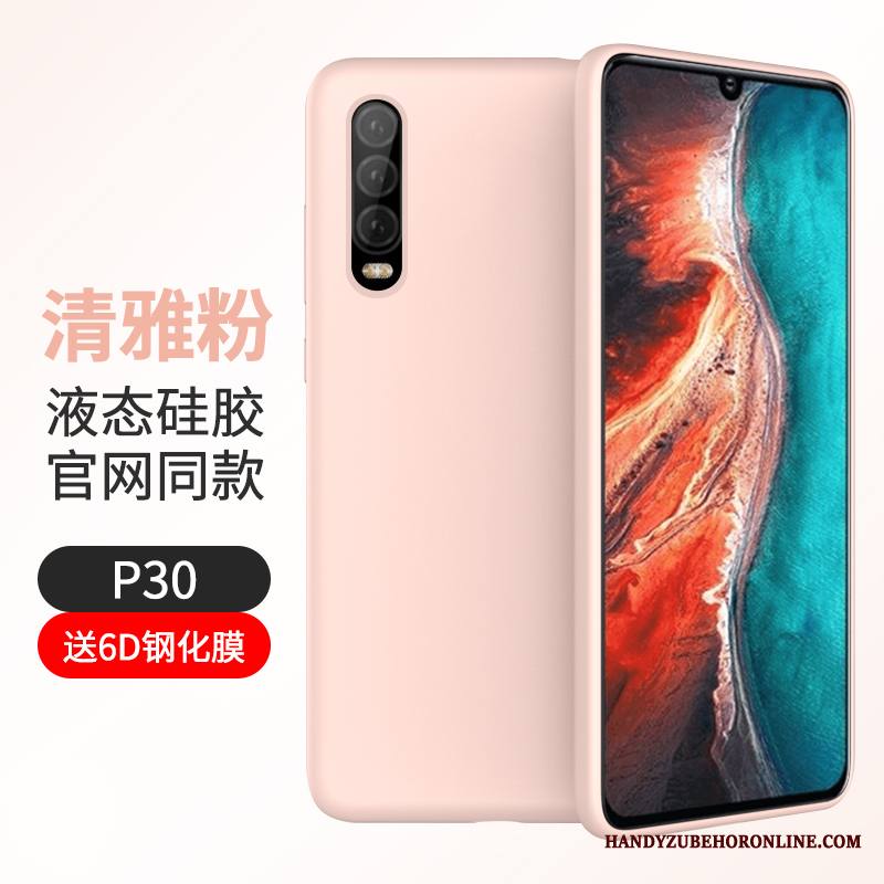 Huawei P30 Uusi All Inclusive Pehmeä Neste Ultra Ohut Kuori Pesty Suede