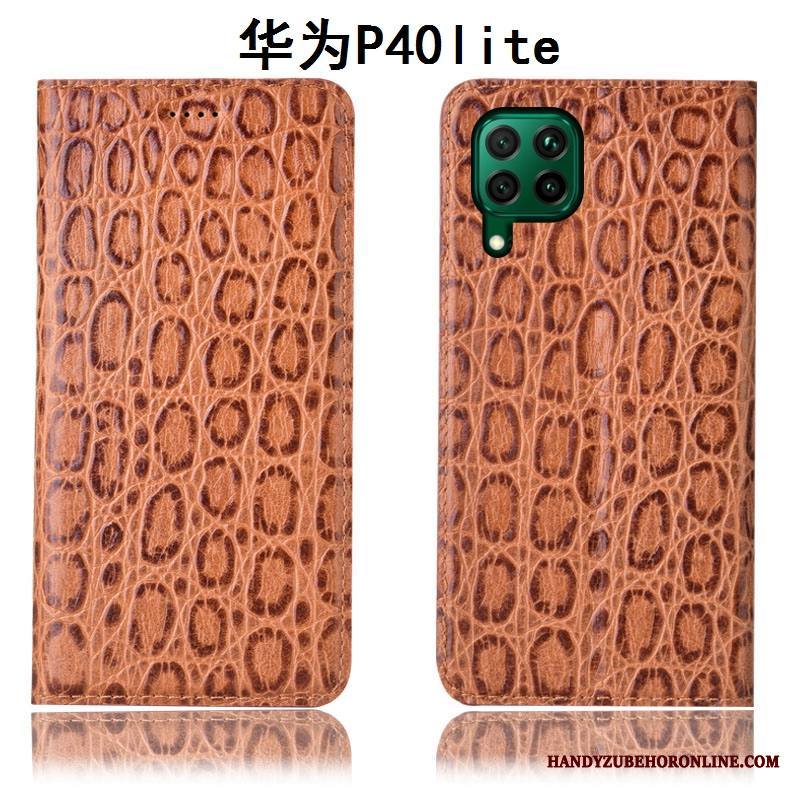 Huawei P40 Lite Kuori All Inclusive Punainen Suojaus Kotelo Murtumaton Puhelimen Kuoret Nahkakotelo