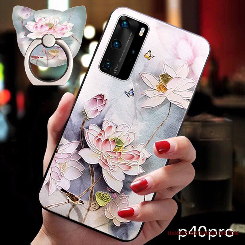 Huawei P40 Pro All Inclusive Net Red Puhelimen Kuoret Trendi Vuosikerta Suojaus Kuori