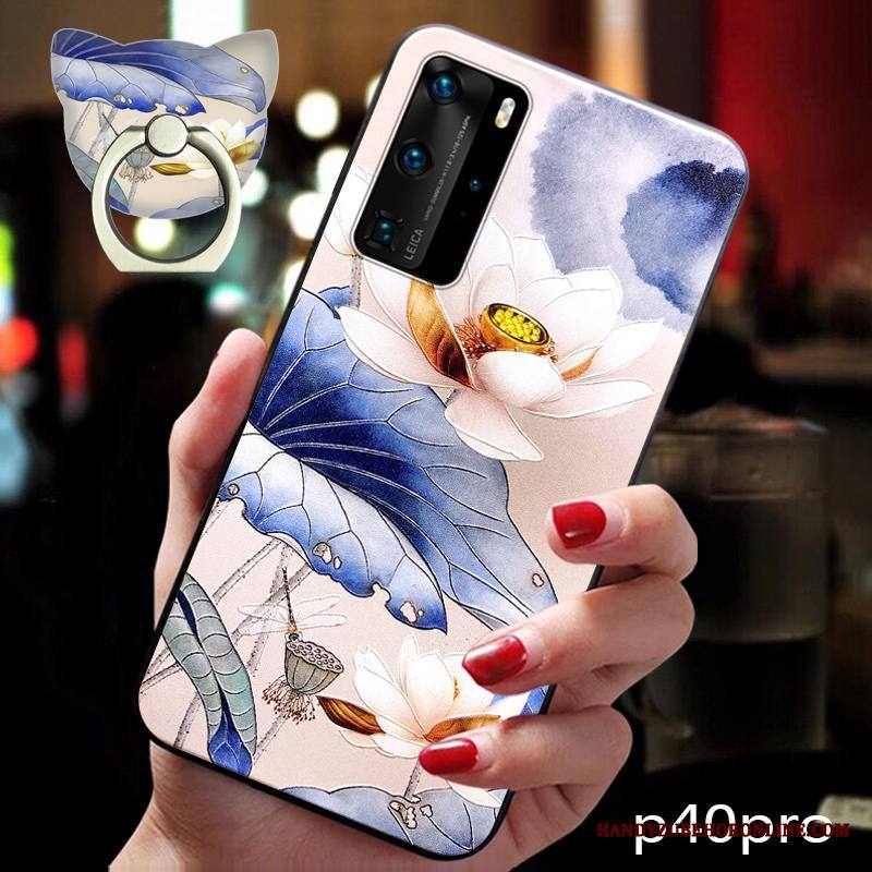 Huawei P40 Pro All Inclusive Net Red Puhelimen Kuoret Trendi Vuosikerta Suojaus Kuori