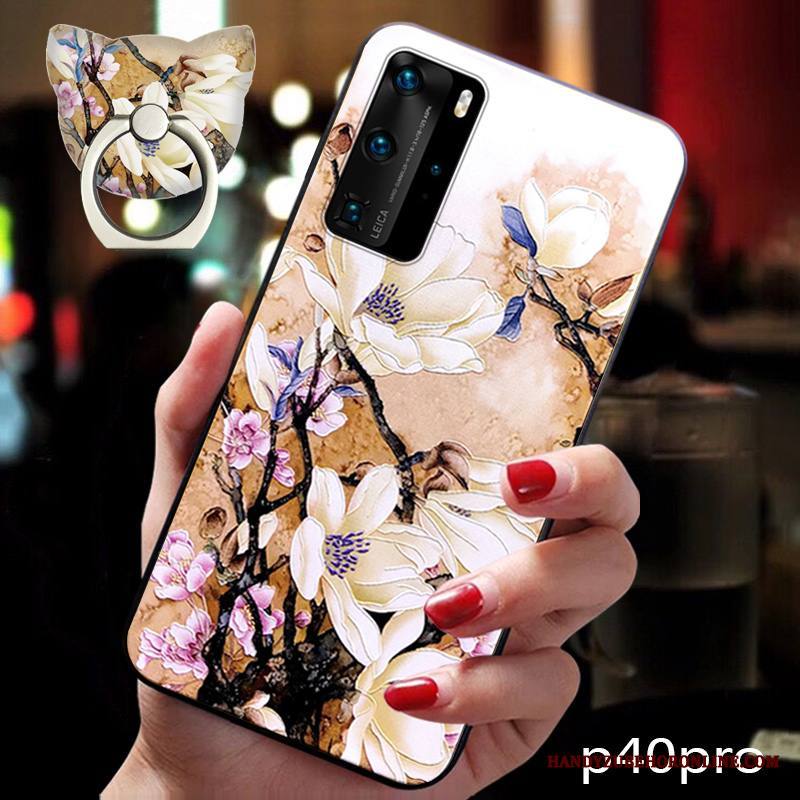 Huawei P40 Pro Kukka Uusi Kuori Murtumaton Sininen All Inclusive Puhelimen Kuoret