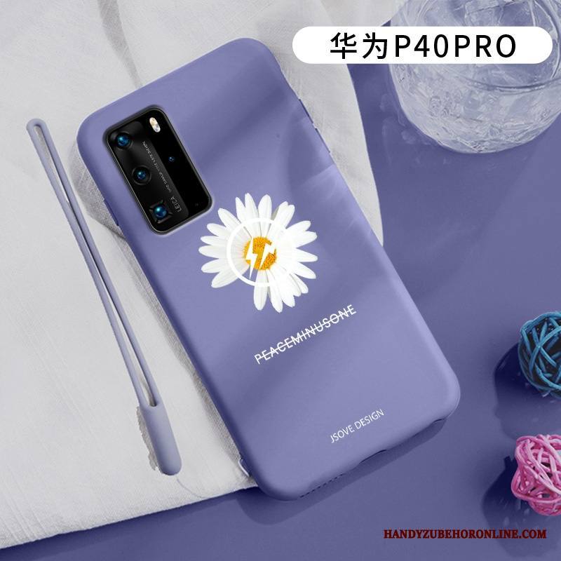 Huawei P40 Pro Kuori Vaalean All Inclusive Vihreä Luova Yksinkertainen Murtumaton Silikoni