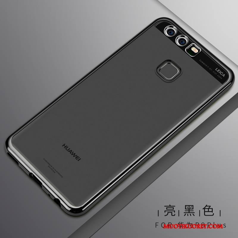 Huawei P9 Plus Kuori Ohut Kulta Läpinäkyvä Silikoni Pehmeä Neste Puhelimen Kuoret Suojaus