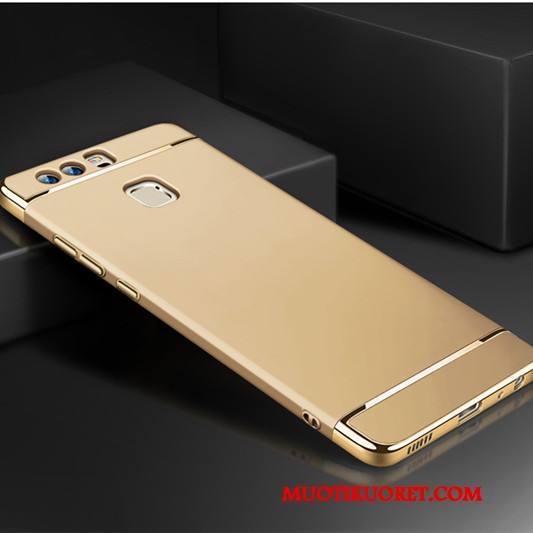 Huawei P9 Plus Kuori Pu Suojaus Luova Kulta All Inclusive Kotelo Murtumaton