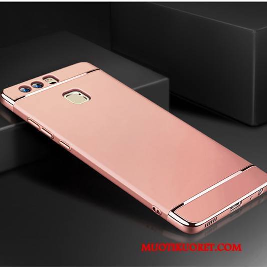 Huawei P9 Plus Pu Suojaus Hopea Kuori Kova All Inclusive Puhelimen Kuoret