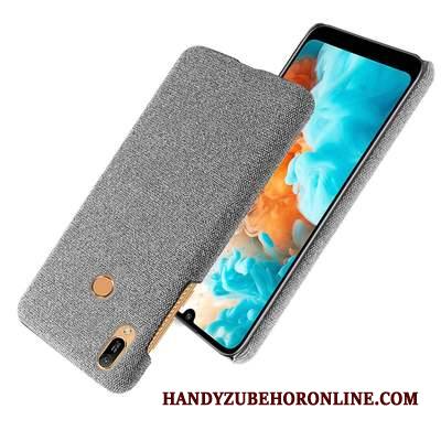 Huawei Y6s Suojaus Kuori Harmaa Murtumaton Puhelimen Kuoret Pesty Suede Kova