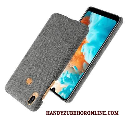 Huawei Y6s Suojaus Kuori Harmaa Murtumaton Puhelimen Kuoret Pesty Suede Kova