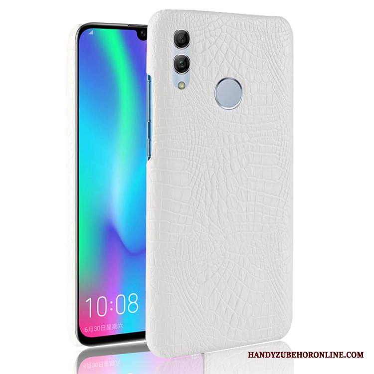 Huawei Y7 2019 Luova Sininen Krokotiili Kukkakuvio Liiketoiminta Kuori Kotelo