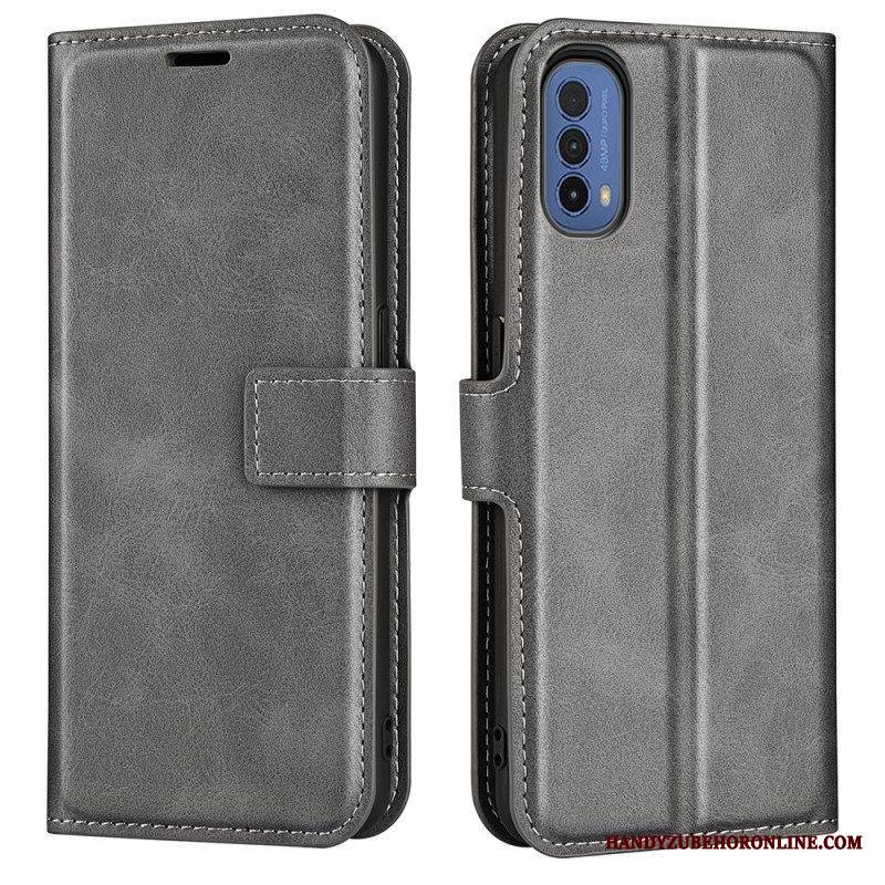 Kotelot Moto E40 / E30 / E20 Ohut Extreme Leather -efekti