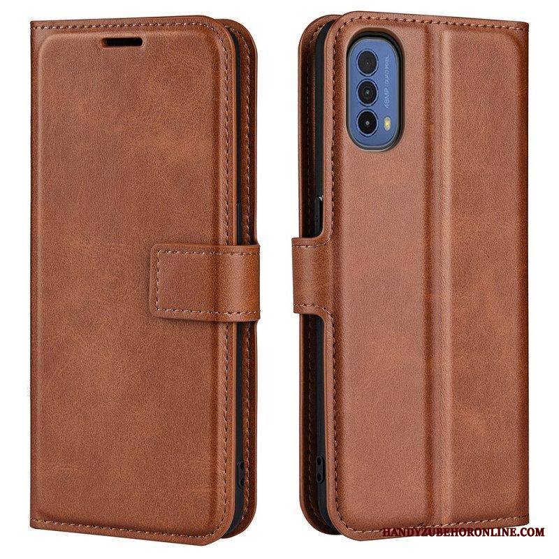 Kotelot Moto E40 / E30 / E20 Ohut Extreme Leather -efekti