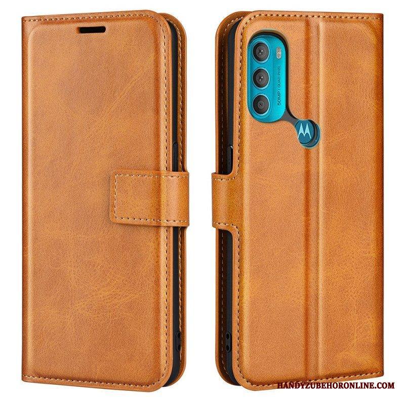 Kotelot Moto G71 5G Ohut Extreme Leather -efekti