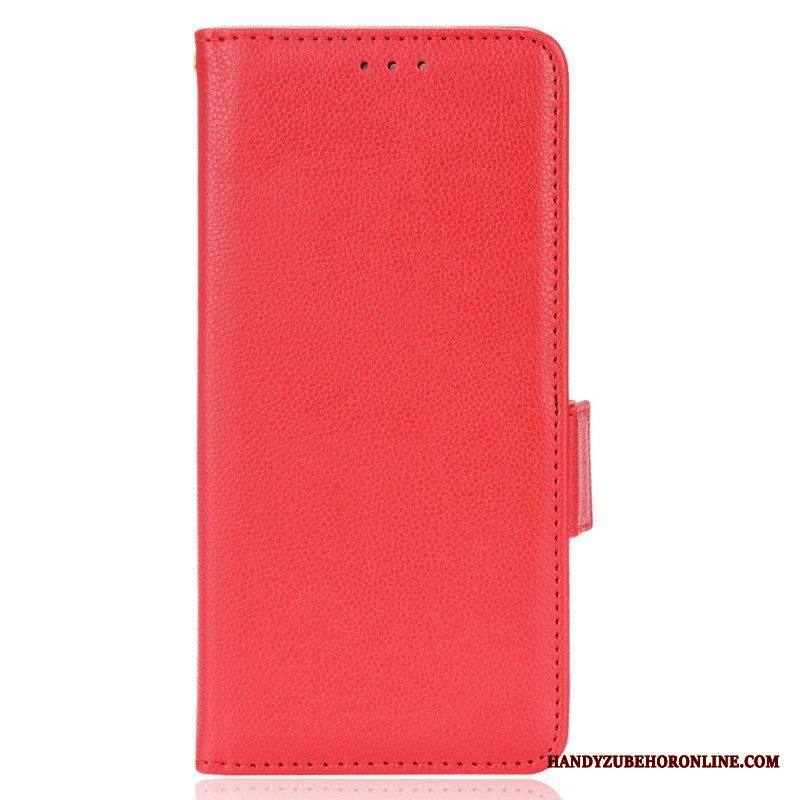 Kotelot Samsung Galaxy A13 Perinteinen Litchi Faux Leather