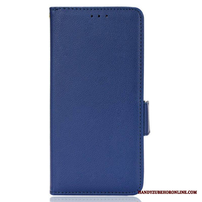 Kotelot Samsung Galaxy A13 Perinteinen Litchi Faux Leather