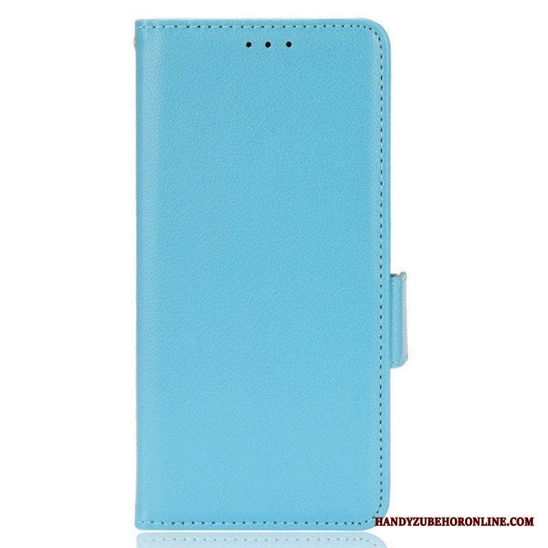 Kotelot Samsung Galaxy A13 Perinteinen Litchi Faux Leather